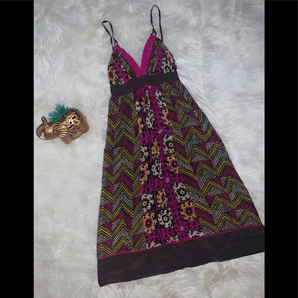 Mint Beautiful tribal boho maxi dress